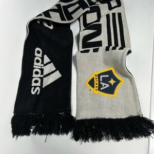 Adidas Kids LA Galaxy Scarf - Black and White